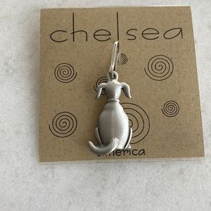 Silver Dog Pendant by Chelsea America